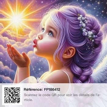 Diamonds painting fillette blonde