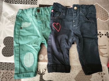 2 pantalons 
