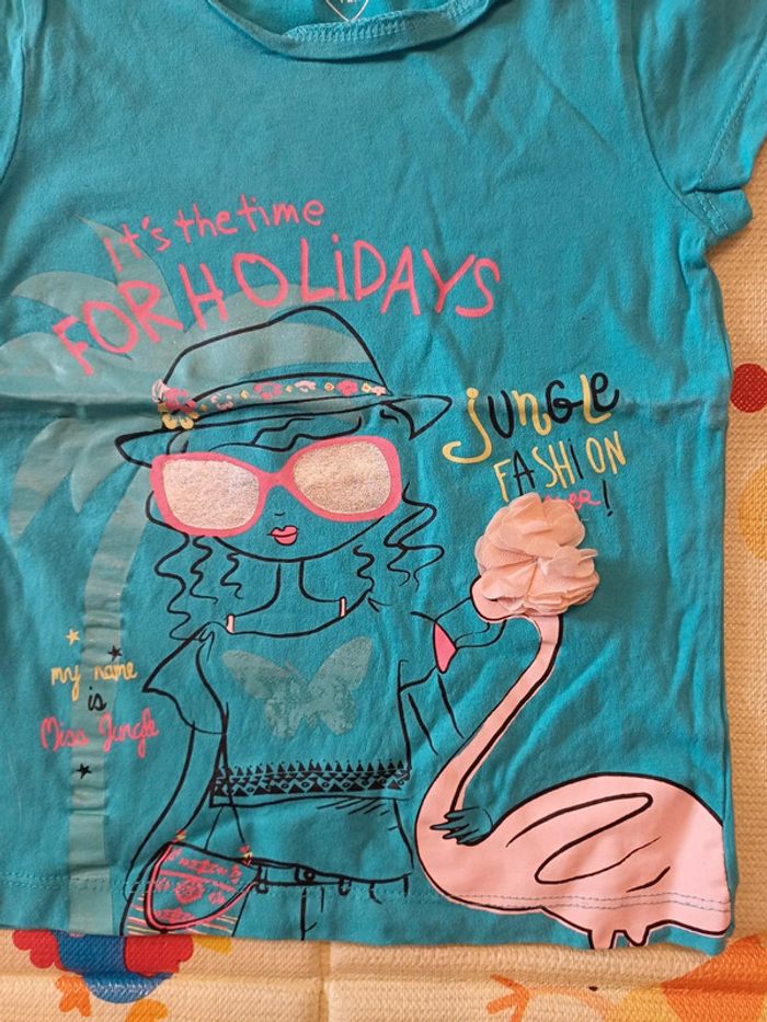 Lot t-shirts 4/5 ans - photo numéro 3