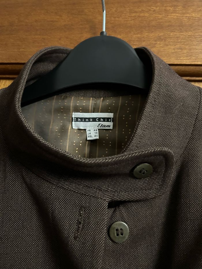 Blazer brun taille 40 - photo numéro 3