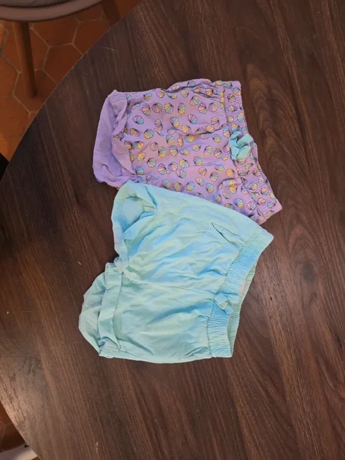 Lot de 2 short 6 mois