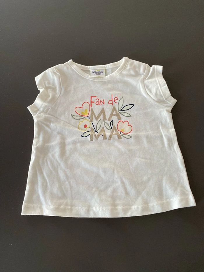 t-shirt neuf tape a l’œil en 6 mois