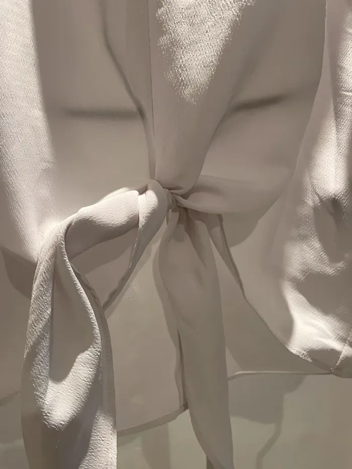 Blouse blanche Anna Karel taille M -38 très bon état - photo numéro 2