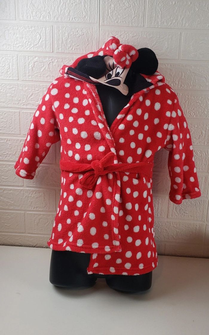 Peignoir Minnie Disney taille 3 ans - photo numéro 2