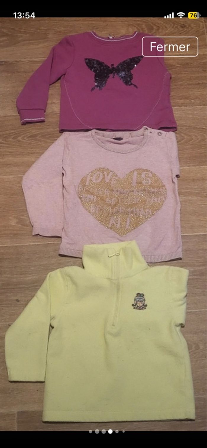 Lot de 35 vêtements bébé fille taille 24 mois - photo numéro 9