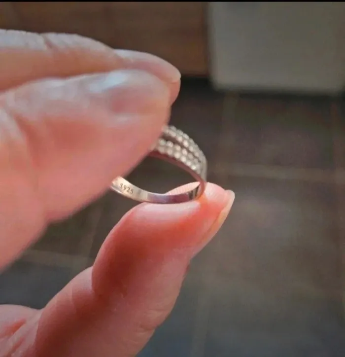 Superbe bague en argent taille 54 - photo numéro 2