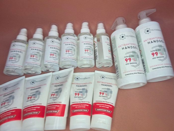 Grand Lot de 93 Gels Hydroalcooliques Microderm – Neuf - photo numéro 2