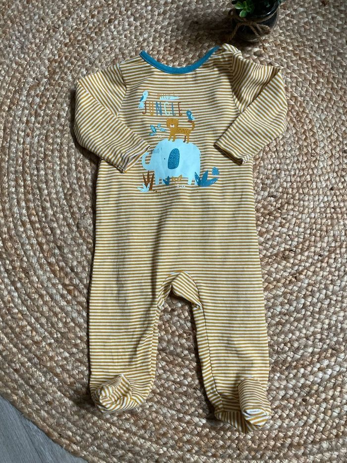Lot de 3 pyjamas fin jungle 9 mois - photo numéro 5