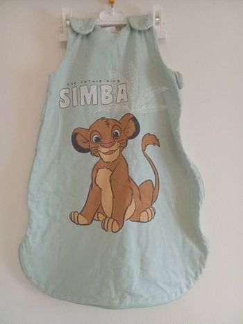 Turbulette, gigoteuse bébé garçon vert eau de la naissance à 6mois  environ Disney simba, réglable  Tog 1 mi saison  automne