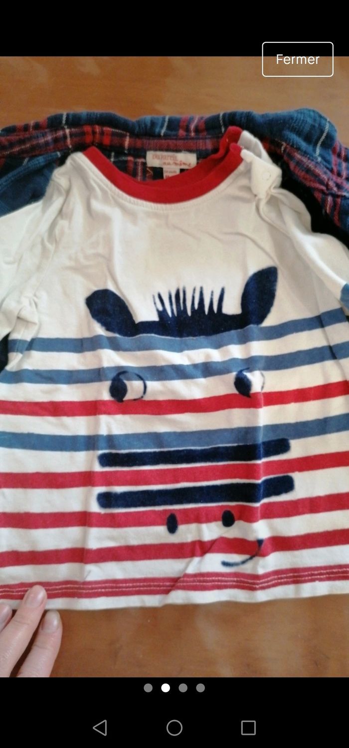 Ensemble chemise tee-shirt - photo numéro 2