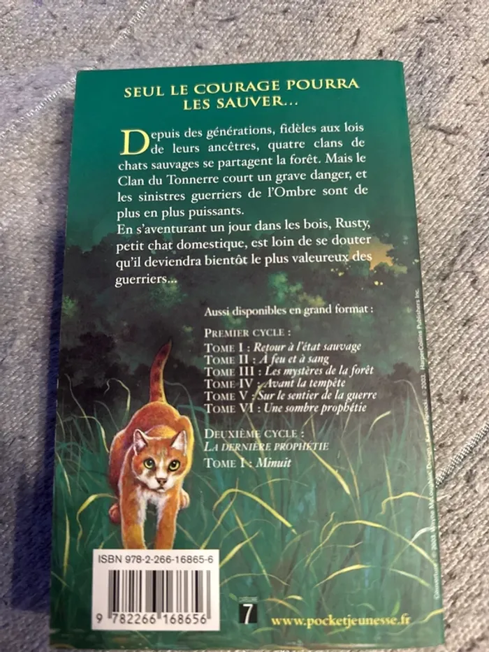 La guerre des clans tome un de Erin Hunter - photo numéro 2