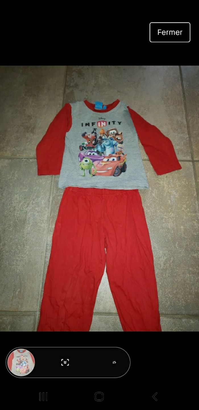 Ensemble pyjama fin Disney 2 ans - photo numéro 2