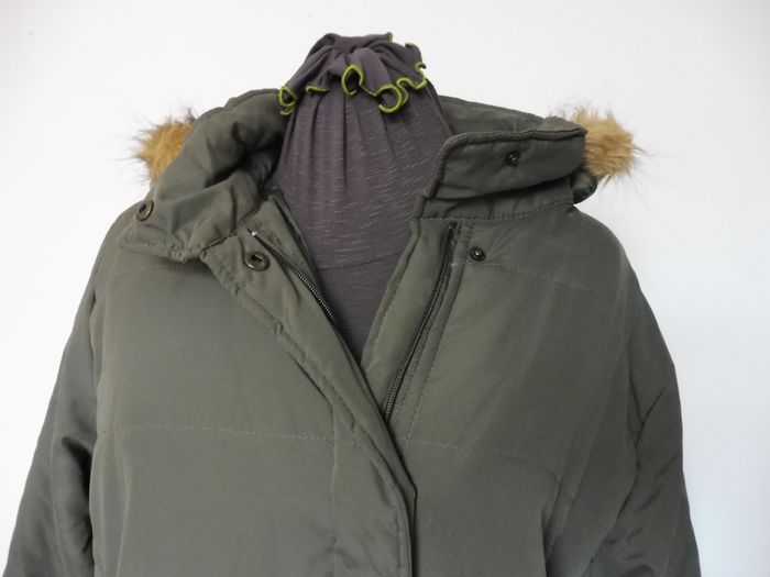 Manteau doudoune femme kaki Sherpa, Taille 42/44 - photo numéro 2
