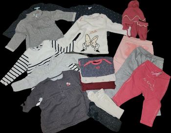 LOT fille 12 mois hivers 