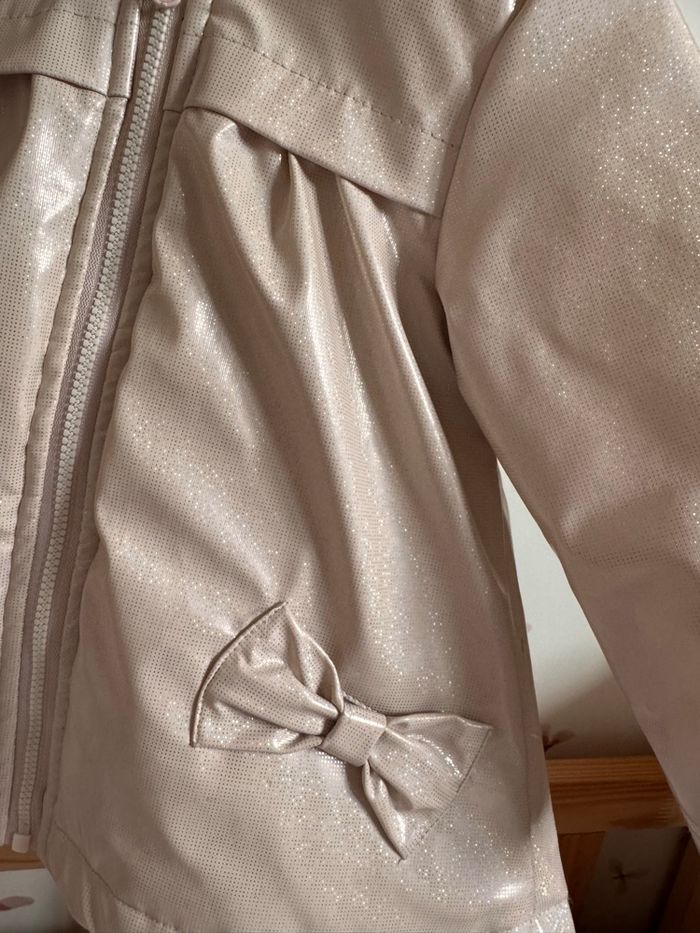 Manteau / parka / cire imperméable et à capuche à paillettes - photo numéro 2