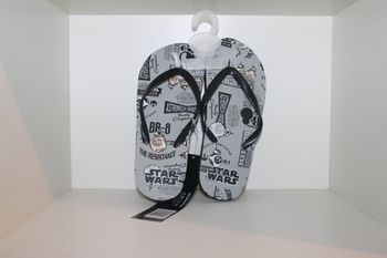 tongs star wars noire et grise 32/33