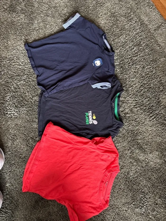 Lot 3 t shirt manches courtes