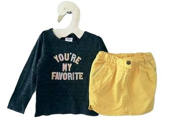 3 ans ensemble teeshirt et jupe