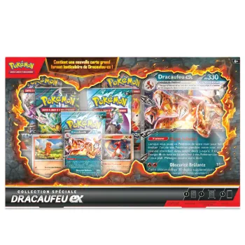 Pokémon - Coffret Dracaufeu EX (5 boosters)