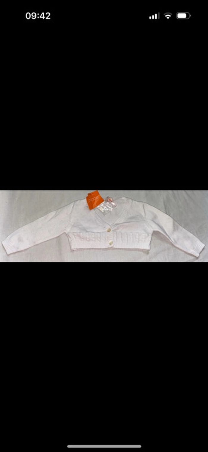 gilet Gocco neuf avec étiquette 9 mois