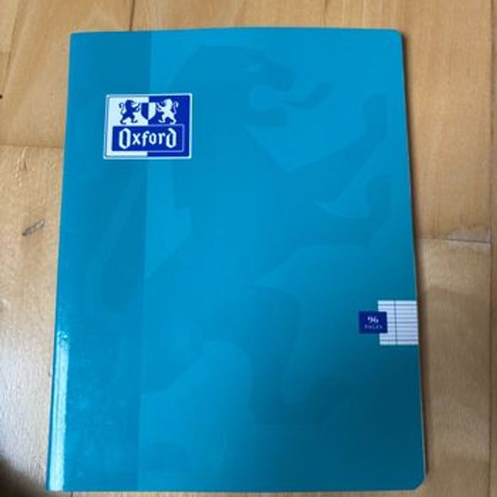 Cahier Oxford - 96 pages, 17 x 22 cm grand cahier