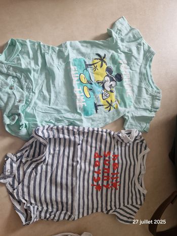 Lot de 2 body tee shirt