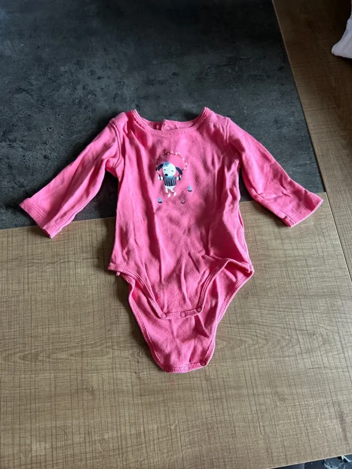 Body manches longues, bébé fille, la compagnie des petits, 6 mois