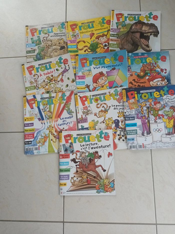 Lot de 10 magazines Pirouette pour enfants de 5 à 8 ans - photo numéro 4