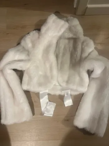 Gilet fourrure blanc