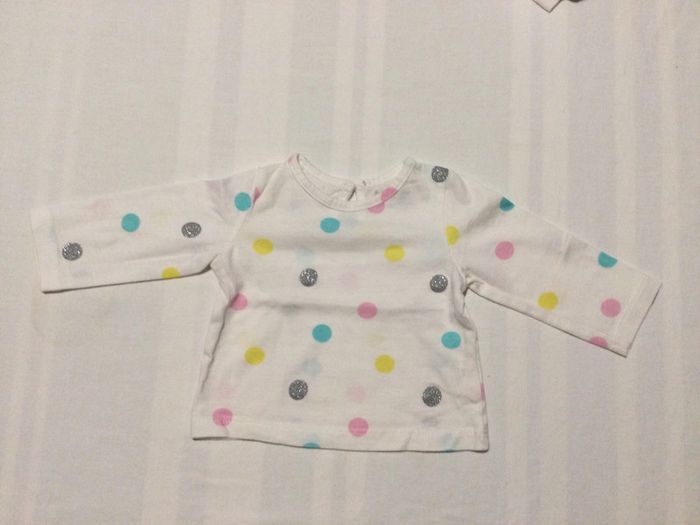 T-shirt manches longues 3 mois