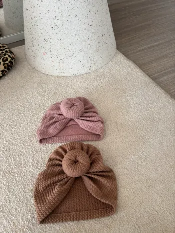 Lot turban bonnet fille