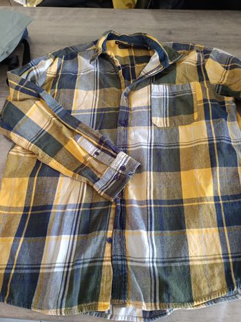 Chemise ml flanelle à carreaux XXL homme