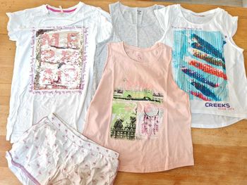 lot tshirts 12 ans fille