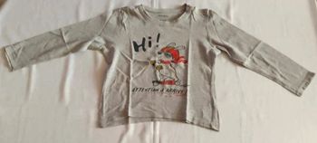 Tee-shirt manches longues lapin