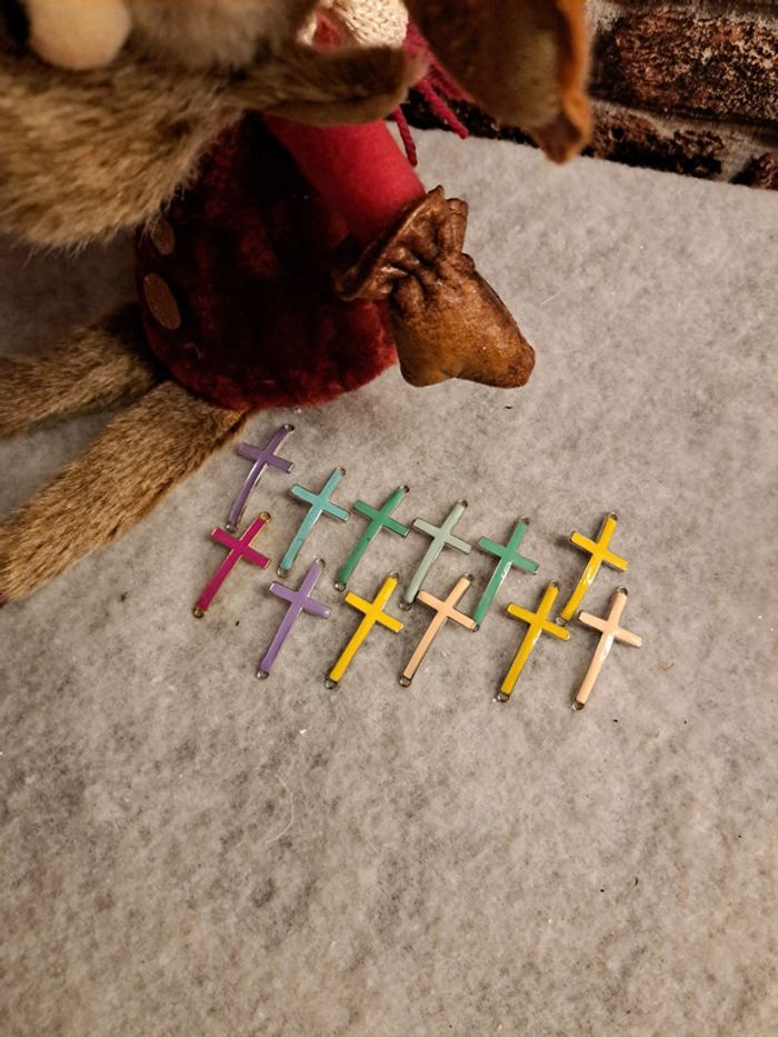Lot de croix multicolore - photo numéro 4
