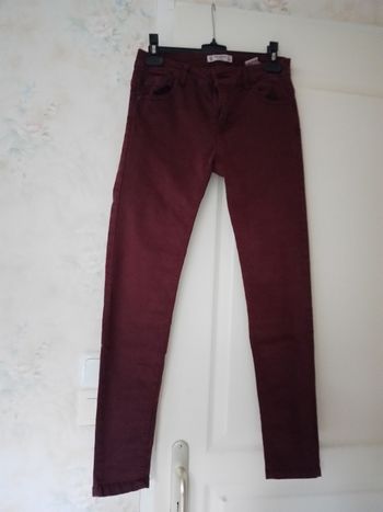 Pantalon bordeaux
