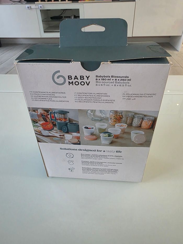 Set de pots de conservation Babymoov biosourcés - photo numéro 3