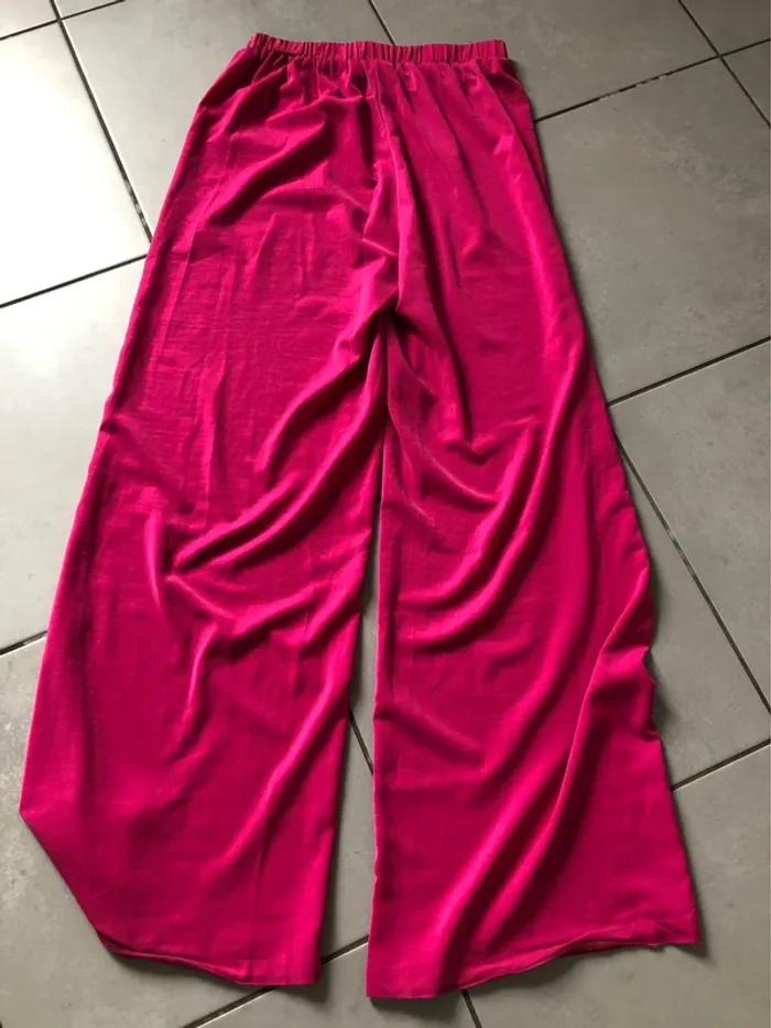 Pantalon fluide à jambe large
