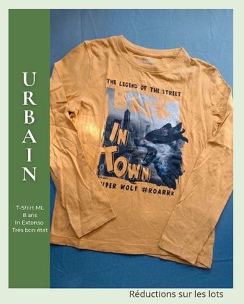 ✨ T-shirt Manches Longues "Super Wolf" – In Extenso ✨