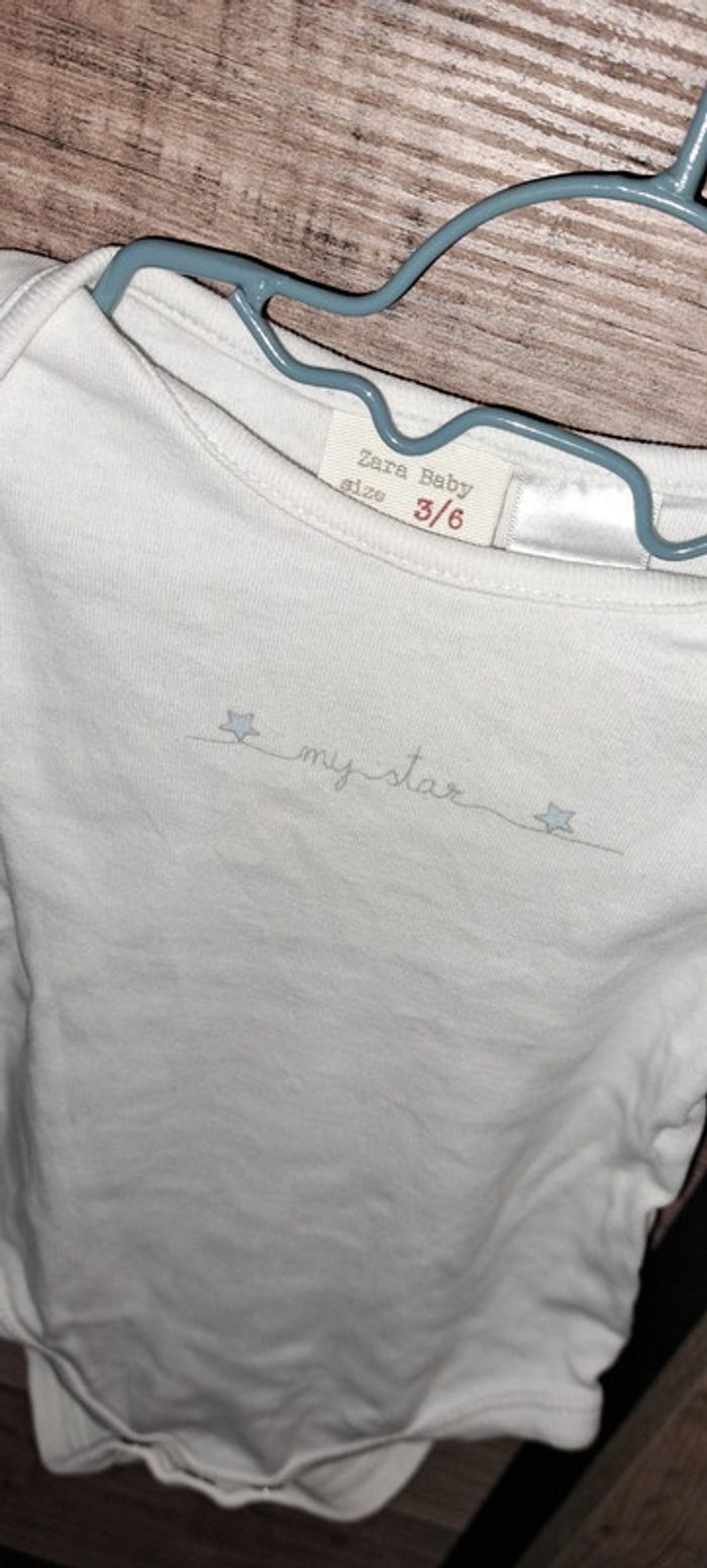Body manches longues Zara 6 mois - photo numéro 2