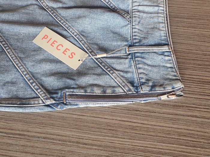 Sublime jupe en jeans Pieces 🦋 - photo numéro 4