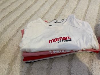 Lot 4 t-shirt manche longue