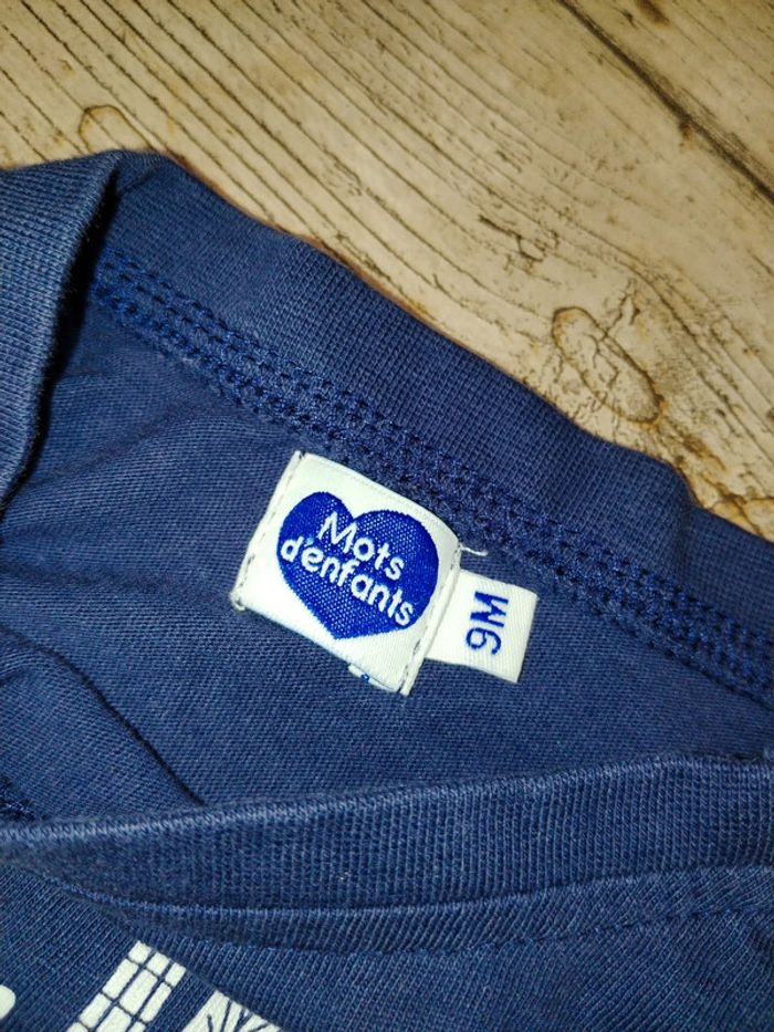 Joli t-shirt garçon manches longues 9 mois - photo numéro 4