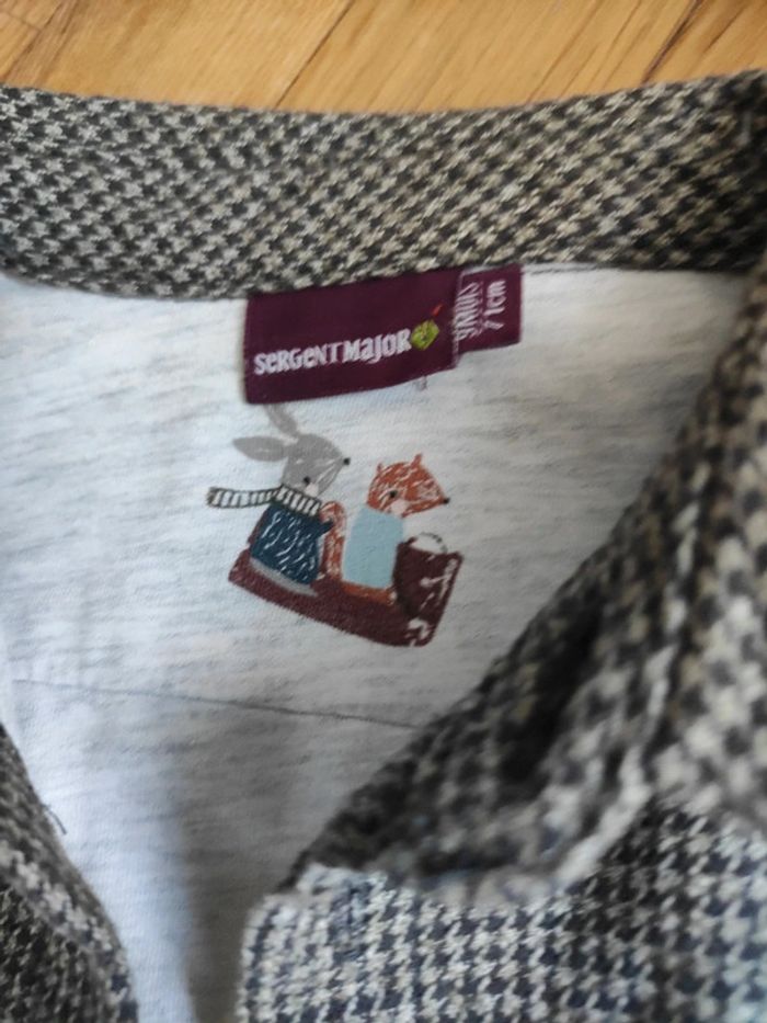 Chemise veste doublé garçon 9 mois Sergent Major - photo numéro 2