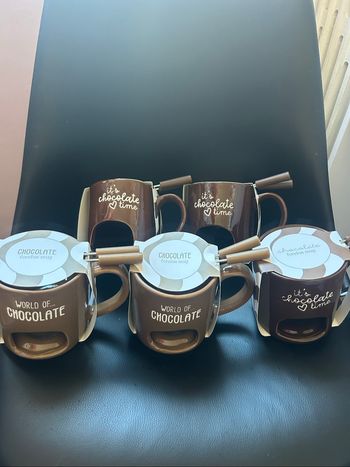 Mugs fondue chocolat