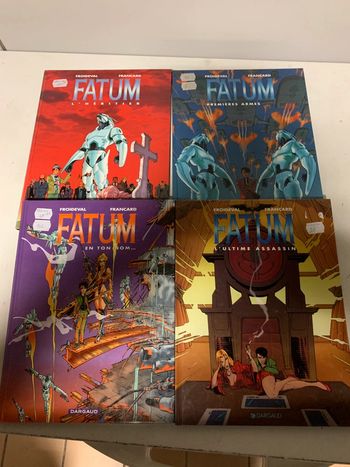 Lot de 4 bd fatum de froideval et francard