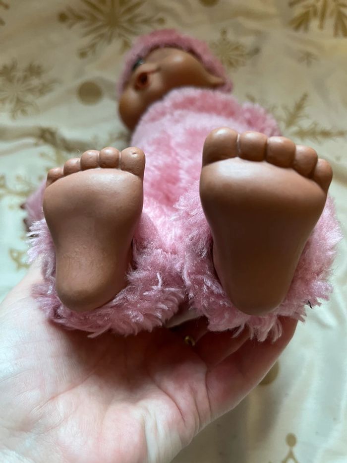 Peluche vintage Tiemi rose - photo numéro 4