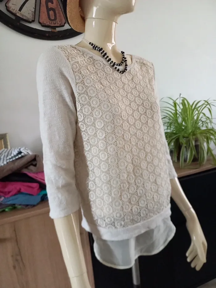 Pull fantaisie Camaïeu S/M - photo numéro 4