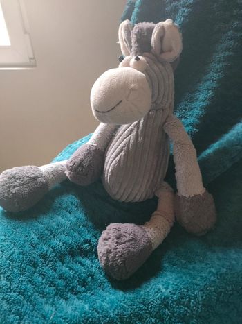 Superbe peluche âne toute douce Gray's