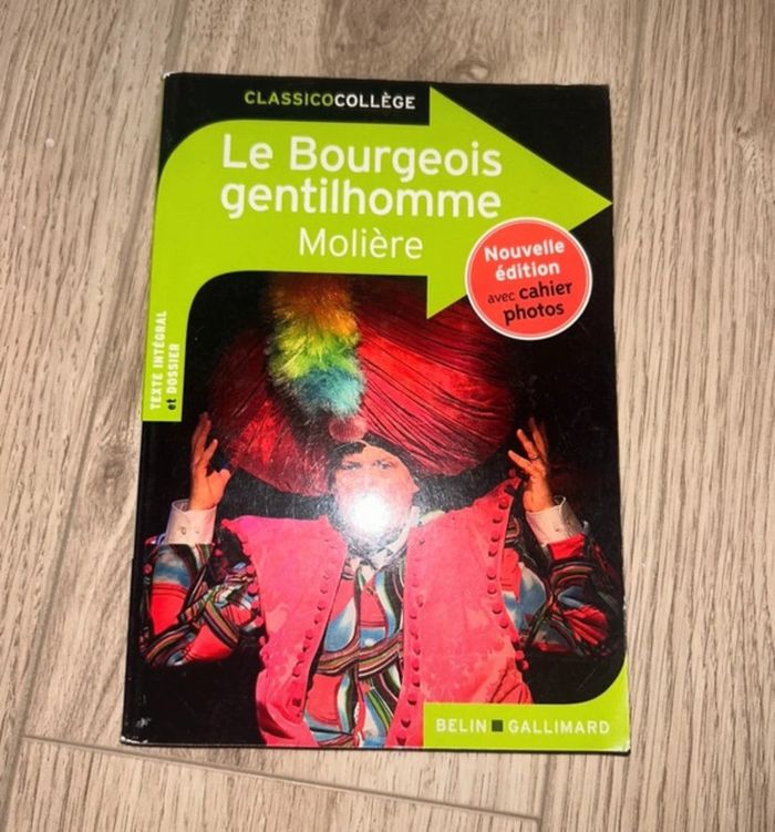 Livre « Le bourgeois gentilhomme »